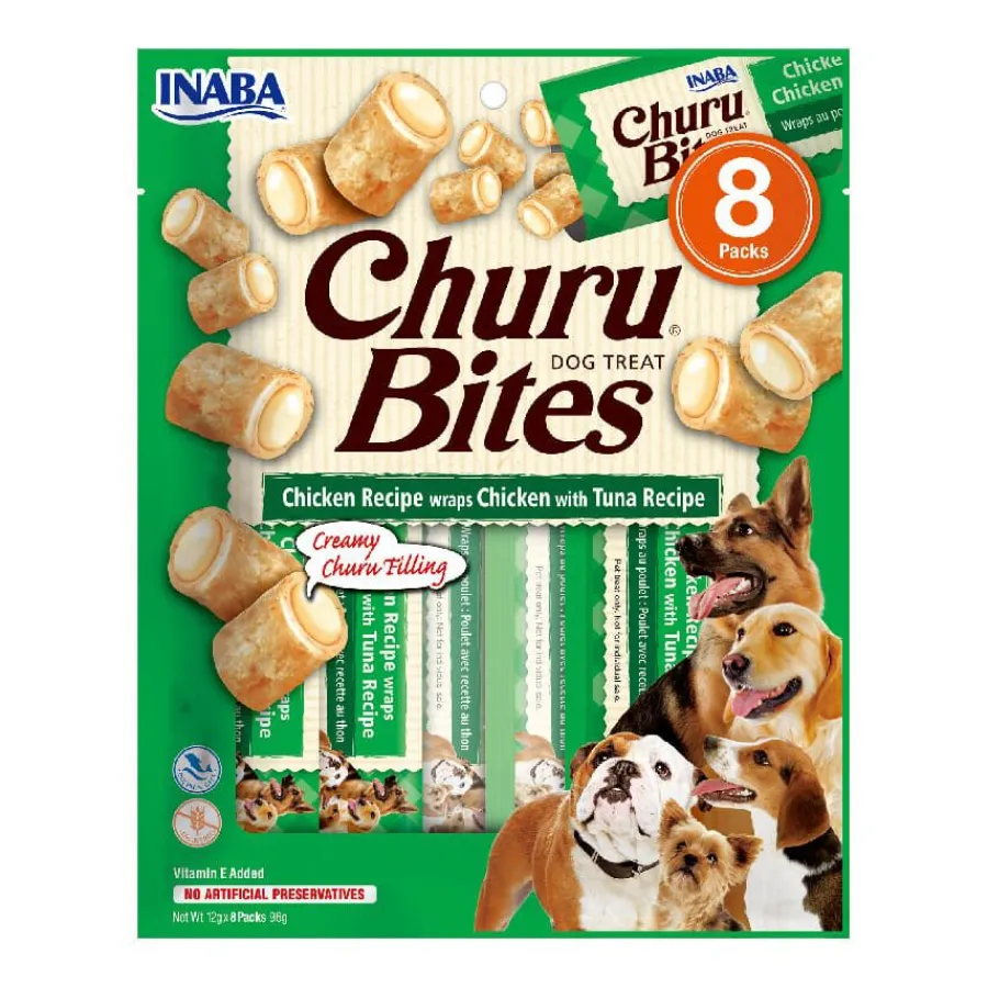 Churu Bocaditos Bites de Pollo con Atún para perros Hot