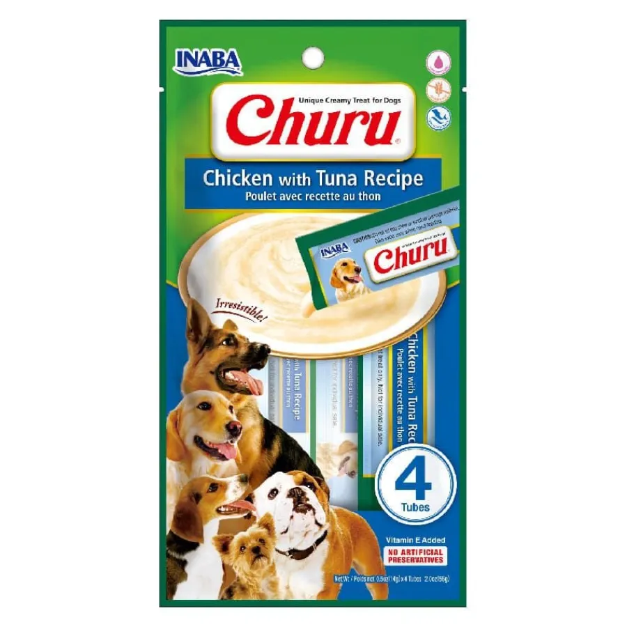 Churu Snack Cremoso Receta de Pollo con Atún para perros Best