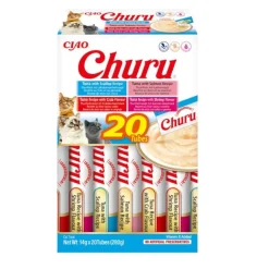 Churu Variedades de Atún con Marisco Snack Líquido para gatos Sale