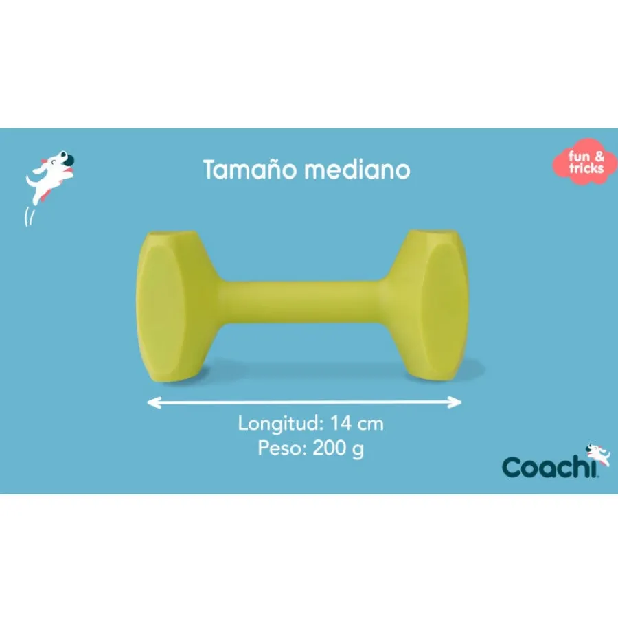 Company Of Animals Coachi pesa de juguete amarilla para perros medianos New