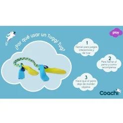 Company Of Animals Coachi Tuggi Tug juguete de cuerda para perros Clearance