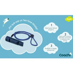 Company Of Animals Coachi Two Tone silbato de adiestramiento para perros Best