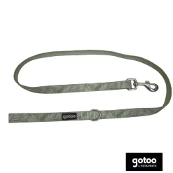Gotoo Correa estampada hojas para perros New