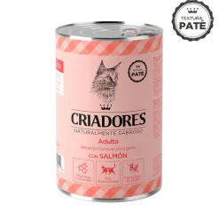 Criadores Adulto con Salmón lata para gatos Discount