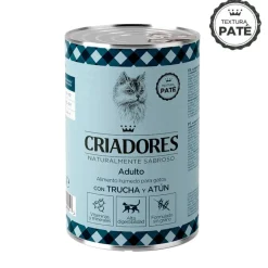 Criadores Adulto con Trucha y Atún lata para gatos Discount
