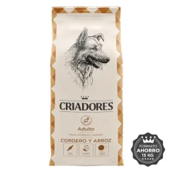 Criadores Adulto Cordero y Arroz pienso para perros de razas mediana y grande Best