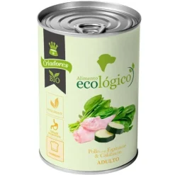 Criadores Adulto Ecológico Pollo y Espinacas lata para perros