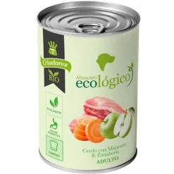 Criadores Adulto Ecológico Cerdo y Manzana lata para perros Discount