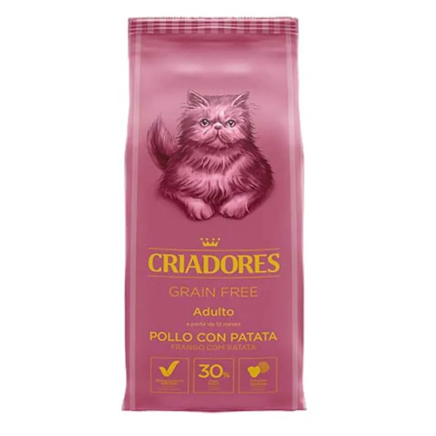 Criadores Adulto Grain Free Pollo pienso para gatos Clearance