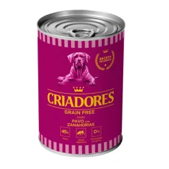 Criadores Adulto Grain Free Pavo y Zanahorias lata para perros Discount