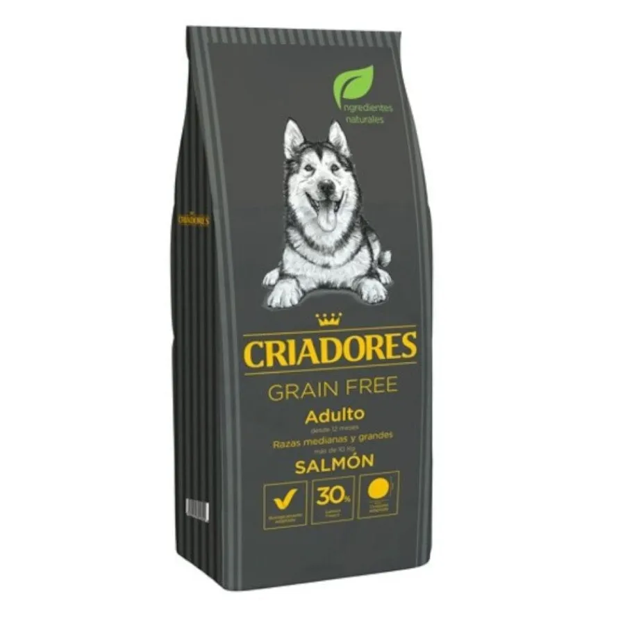 Criadores Adulto Grain Free Salmón pienso para perros de razas medianas y grandes Online