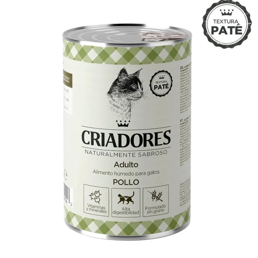 Criadores Adulto Pollo Lata para Gatos Clearance