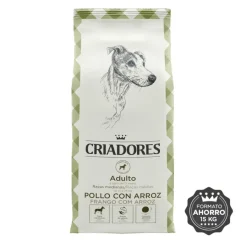 Criadores Adulto Pollo y Arroz pienso para perros de raza mediana Best