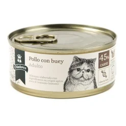 Criadores Adulto Pollo y Buey lata para gatos Online