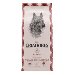 Criadores Adulto Pollo y Arroz pienso para perros de razas grandes Online