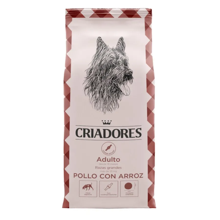 Criadores Adulto Pollo y Arroz pienso para perros de razas grandes Online