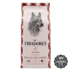 Criadores Adulto Pollo y Arroz pienso para perros de razas grandes Online