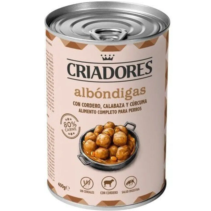 Criadores Albóndigas Cordero lata para perros Sale