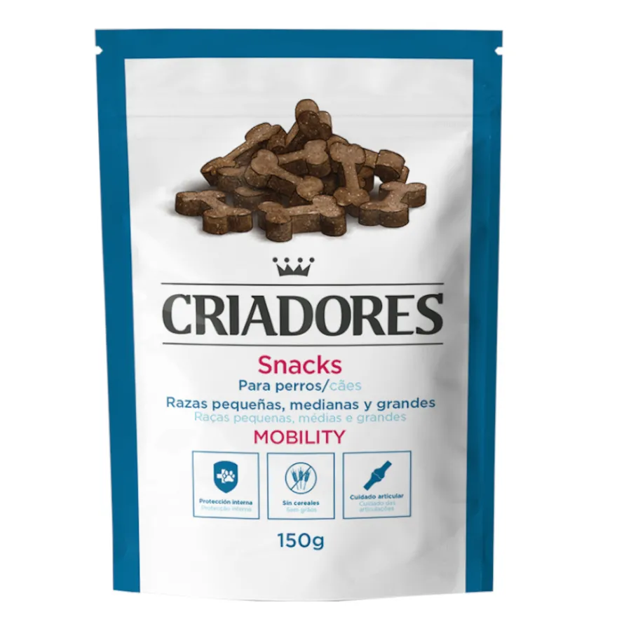 Criadores Bocaditos Adult Mobiltity de Salmón para perros Best