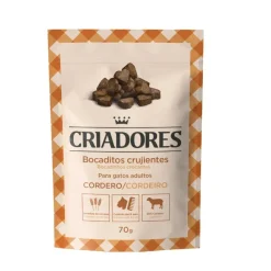 Criadores Bocaditos Crujientes de Cordero snack para gatos Hot