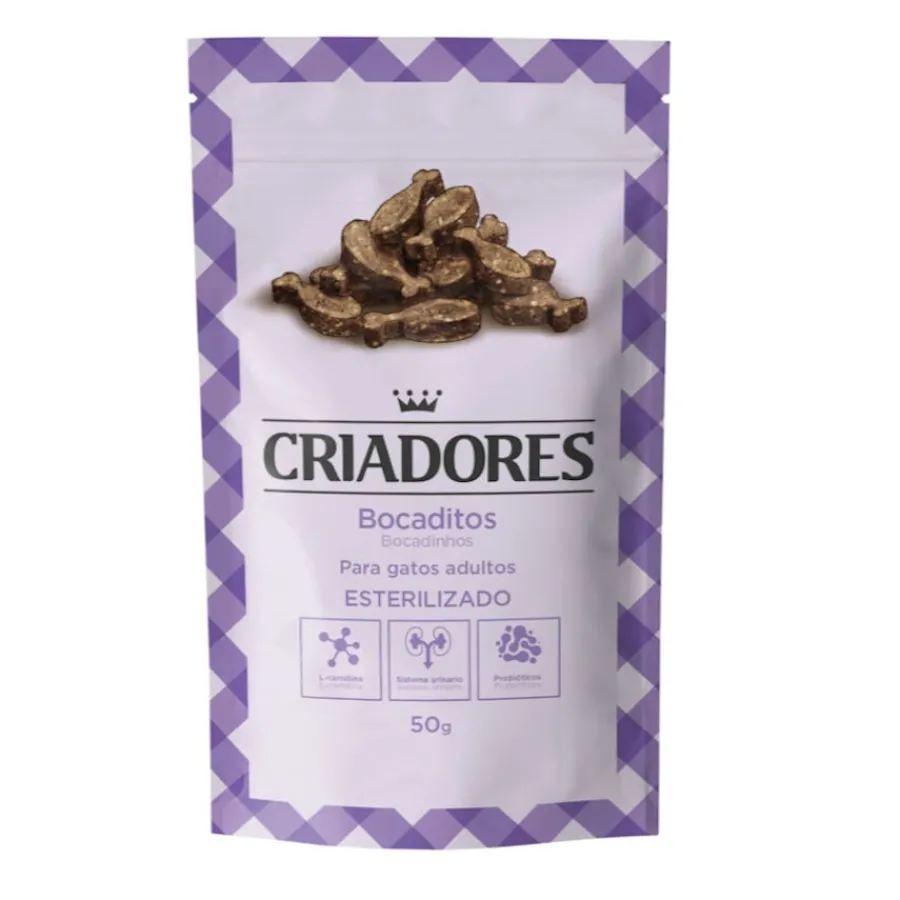 Criadores Bocaditos de Pavo snack para gatos esterilizados Discount