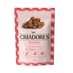 Criadores Bocaditos de Salmón snack para gatos senior Sale
