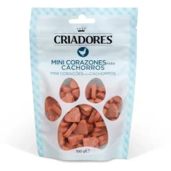 Criadores Bocaditos Mini Corazones snack para cachorros Outlet