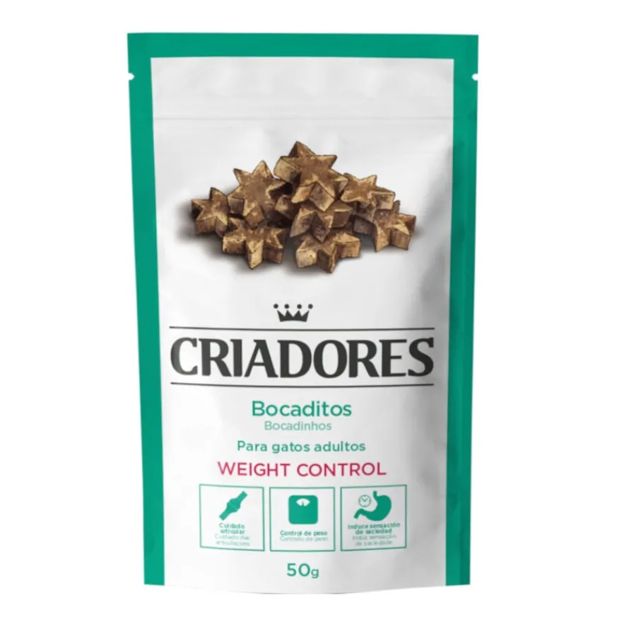 Criadores Bocaditos Weight Control de Pavo snack para gatos Sale