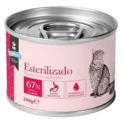 Criadores Esterilizado Paté Pavo y Salmón lata para gatos Clearance