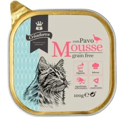 Criadores Grain Free Mousse de Pavo tarrina para gatos Outlet