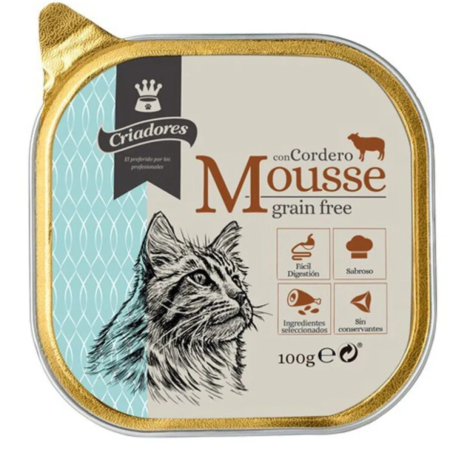 Criadores Grain Free Mousse de Cordero tarrina para gatos Discount