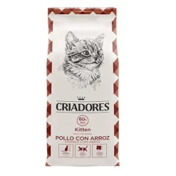 Criadores Kitten Pollo y Arroz pienso para gatos Best