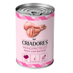 Criadores Monoproteico Pavo y Batatas lata para perros Hot