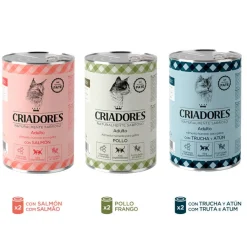 Criadores Multipack de Pollo y Pescado en lata para gatos