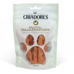 Criadores Palitos de Pollo y Zanahoria snack para perros New