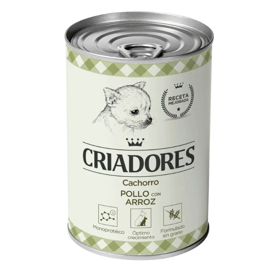 Criadores Pollo y Arroz lata para cachorros Online