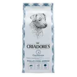 Criadores Pollo y Arroz pienso para cachorros de razas medianas Online