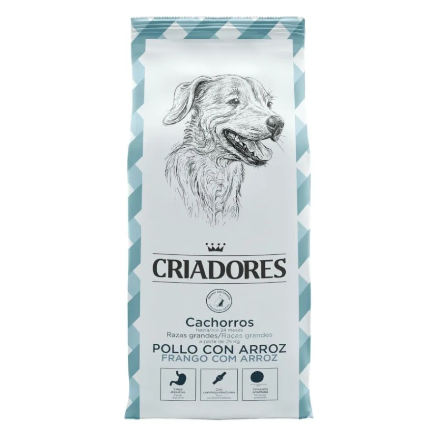 Criadores Pollo y Arroz pienso para cachorros de razas grandes Clearance