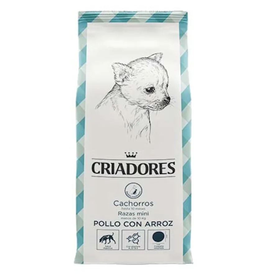 Criadores Pollo y Arroz pienso para cachorros de razas mini Best