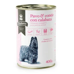 Criadores Senior Pavo y Conejo lata para perros Hot