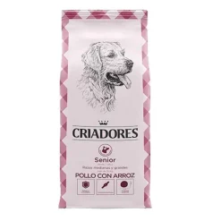 Criadores Senior Pollo y Arroz pienso para perros de razas medianas y grandes Best