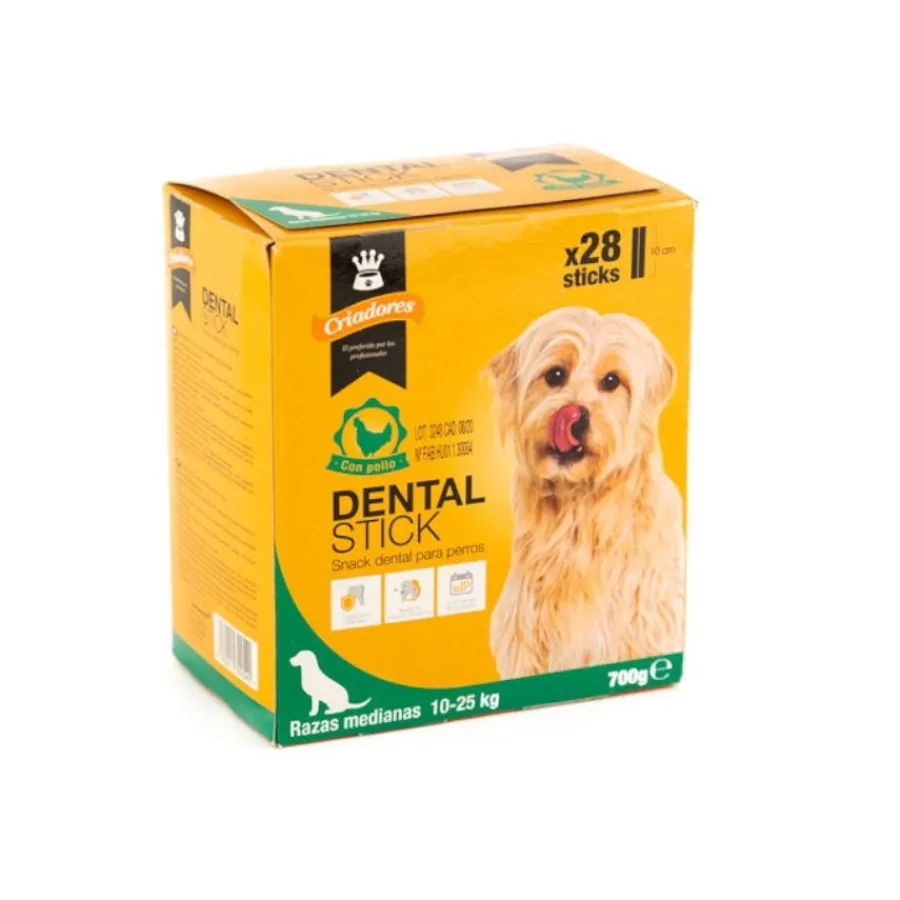Criadores Snacks Dentales Pollo para perros medianos Hot