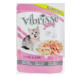 Croci Vibrisse Kitten Atún y Pollo en Gelatina sobre para gatitos Best