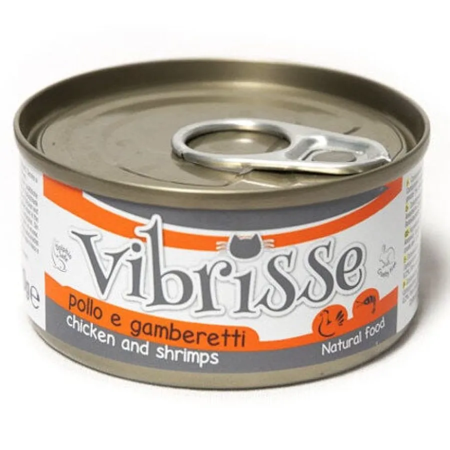 Croci Vibrisse Pollo y Gambas lata para gatos Clearance