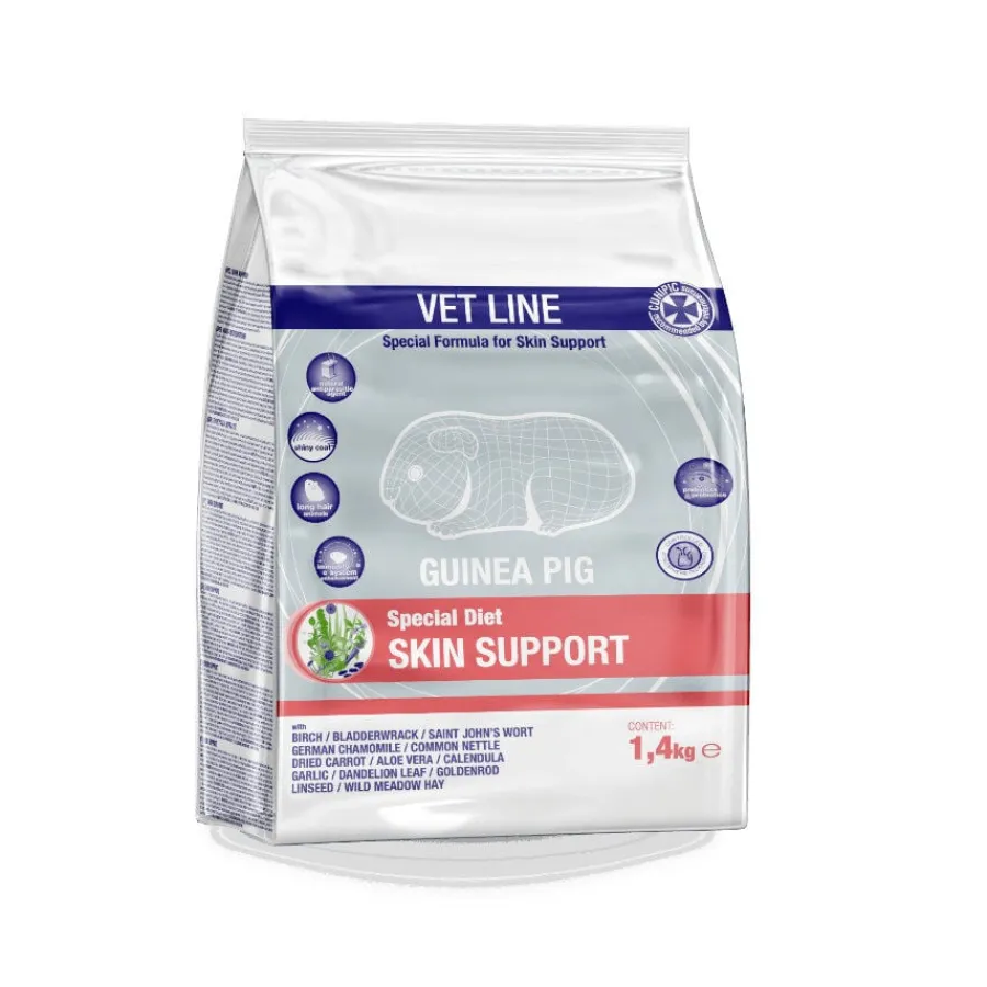 Cunipic Vet Line Skin Support Heno de Pradera Salvaje para cobayas