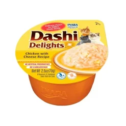 Dashi Delights Snack Cremoso Pollo y Queso tarrina para gatos Clearance