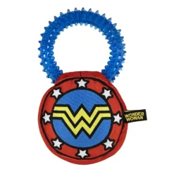 DC Comics Wonder Woman Anillo Mordedor con Peluche para perros Clearance