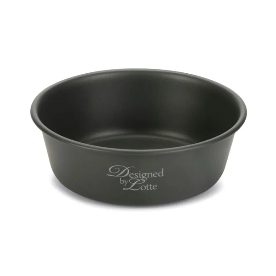 Designed by Lotte Feri Comedero de Acero Gris Oscuro para perros Hot