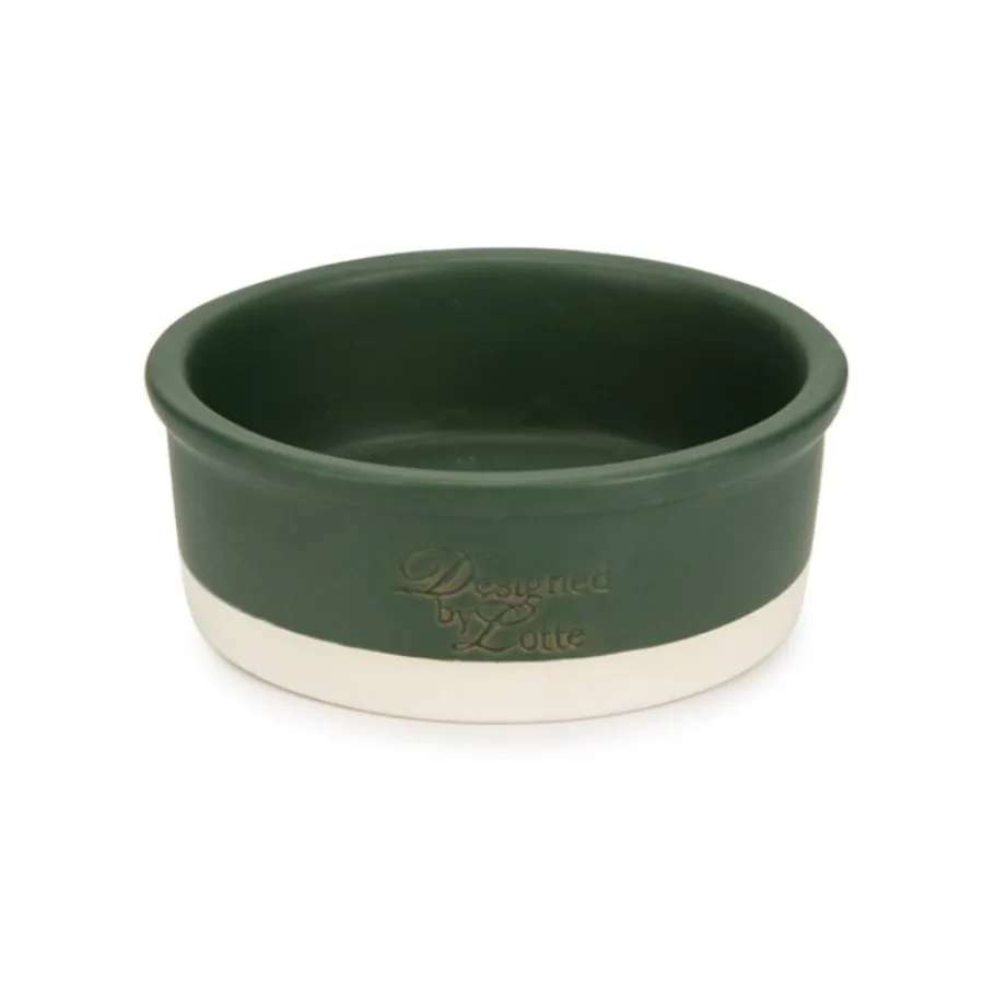 Designed by Lotte Joa Comedero de Cerámica Verde para perros Online