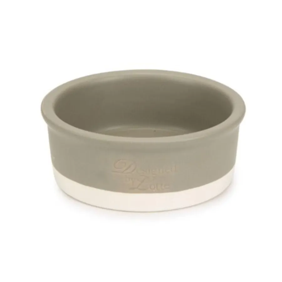 Designed by Lotte Joa Comedero de Cerámica Gris para perros Clearance